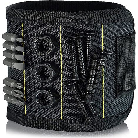 Bracelet magnétique pour outils, pour une organisation et un soutien lors des travaux d'entretien, pour une utilisation à domicile et en atelier.-AquaForge (1/5)