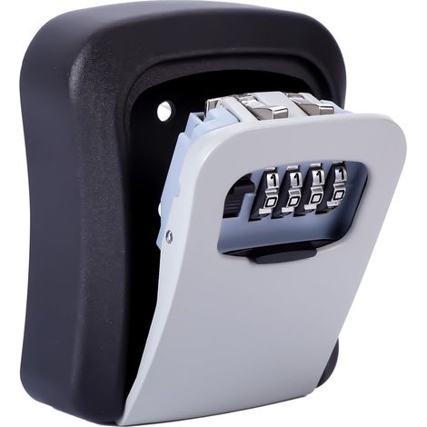 Armadietto portachiavi a parete - Cassetta portachiavi con combinazione a 4 cifre - Cassetta portachiavi interna/esterna per cassaforte condivisa - AquaForge (1/5)