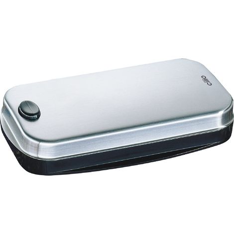 Cilio Raccogli briciole da tavolo 16 x 9 x 3,5 cm in acciaio INOX opaco (1/4)