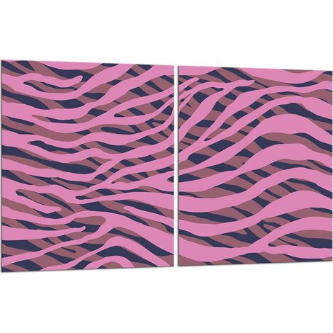 2 plaques de protection en verre pour cuisinière 40x52, élégantes (1/5)