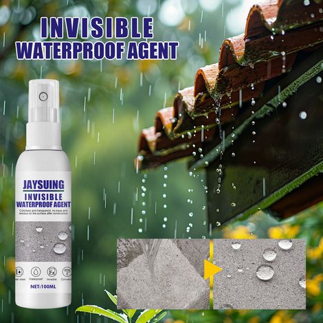 Spray imperméable, pratique, à séchage rapide, isolant, adhésif transparent à microparticules pour l'imperméabilisation des carrelages et la prévention des fuites – 100 ml -- AKRACING (1/5)