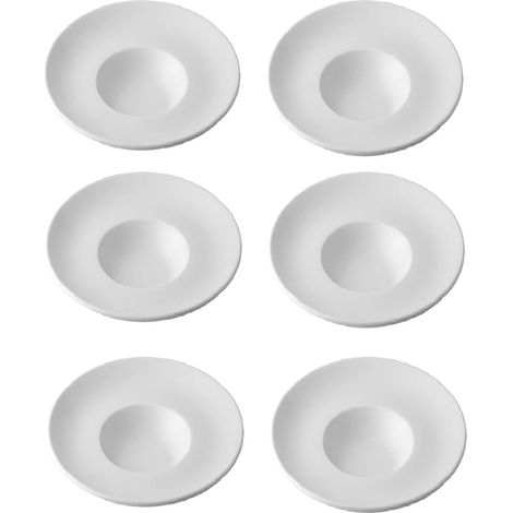 Set di 6 Piatti da Risotto con Fondo a cappello di prete Ø27  Porcellana Raffinata Vista Ale-gre per Hotel Ristoranti Sala Ricevimenti uso domestico Eleganza & Qualità Professionale Catering & Eventi