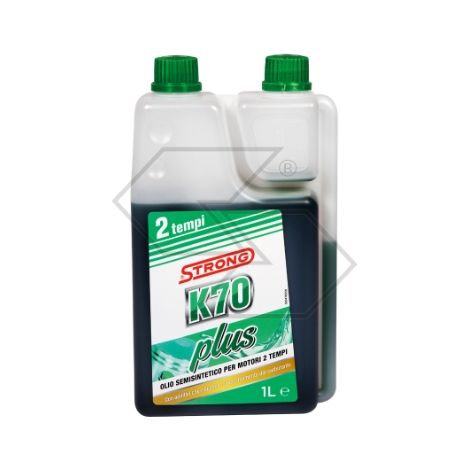 K70 PLUS 1LITRE halbsynthetisches 2-Takt-Motorenöl 1 Stück STRONG