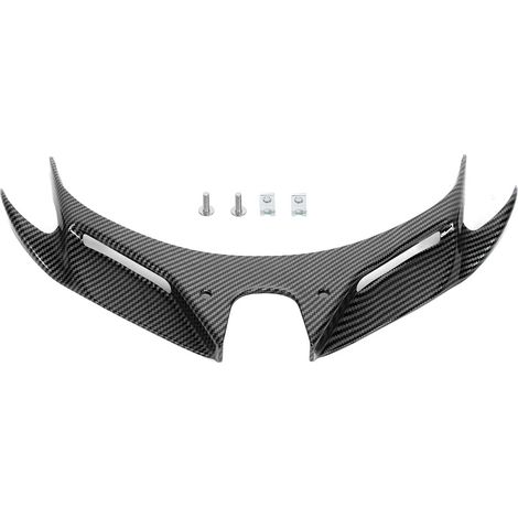 Pare-chocs avant aérodynamique style fibre de carbone pour carénage de moto Kawasaki Ninja 250/400 18-20 (1/5)