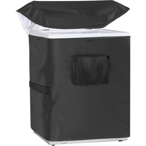 Housse de frigo imperméable et anti-poussière, protection pour congélateur vertical extérieur. (1/5)