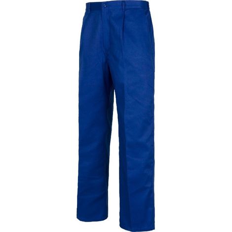 Pantalón Industrial con cierre de botón y bragueta de cremallera WORKTEAM B1402 38 Azulina (1/2)