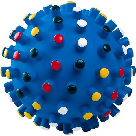 Ferplast Gioco PA 6060 Balle pour chiens en vinyle en forme de mine. Variante PA 6060 - Misure: Ø 7 cm - Coloris assortis