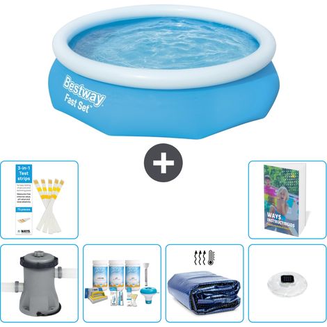 Bestway Piscina Bestway Fast Set Rotonda - 305x76 cm - 7-pezzi  S228 (1/5)