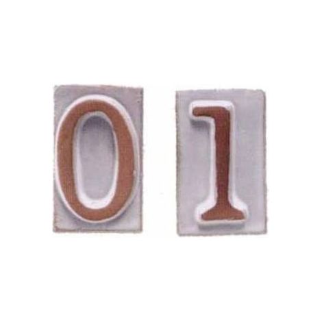 NUMERO DE MAISON VASARTE TERRE CUITE 6/9 TELCOM