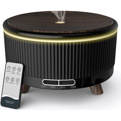 Diffuseur d'arômes, 500 ml, diffuseur d'huiles essentielles, avec télécommande (1/3)