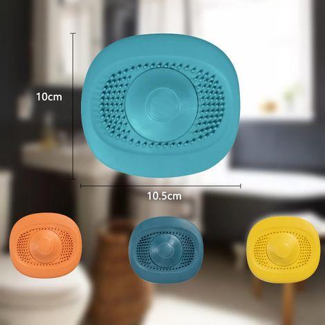 Set di coperture in silicone per scarichi, coperture universali per vasche da bagno, filtri per scarichi a pavimento per lavanderia e cucina. (1/5)