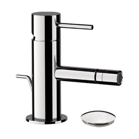 Rubinetterie Mariani miscelatore monocomando per bidet linea ultraminimal in ottone cromato rubinetto per bagno (1/4)