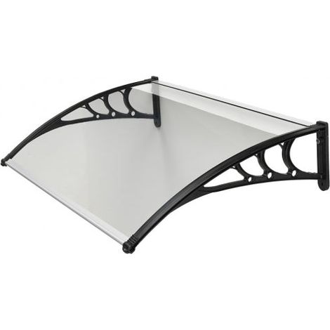 Pensilina Tettoia Con Supporto Resina Nera L120Xp80 Cm  1 Pz (1/4)