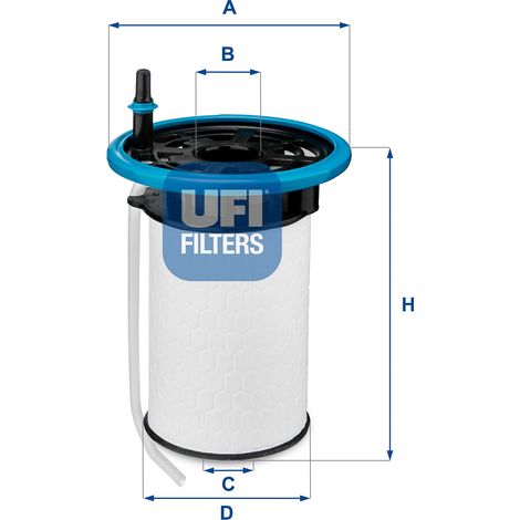 FILTRE À CARBURANT 2605200 UFI