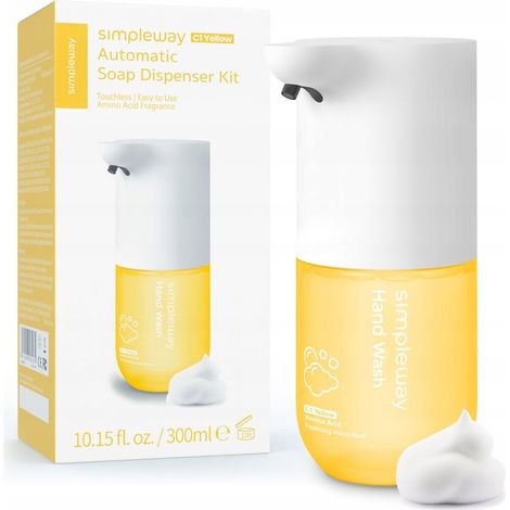 Distributeur de savon mousse automatique Xiaomi SIMPLEWAY avec liquide à base d'acides aminés