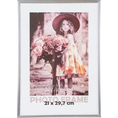 Cornice semplice 21x29,7 cm color argento