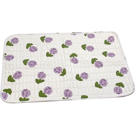 Protège-matelas 2 faces Tulip S, anti-fuite, antidérapant, lavable, imperméable, coton purifié (1/5)