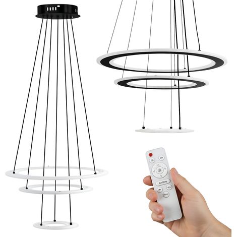LAMPADA A SOSPENSIONE TOOLIGHT LED G040-3CP BLACK