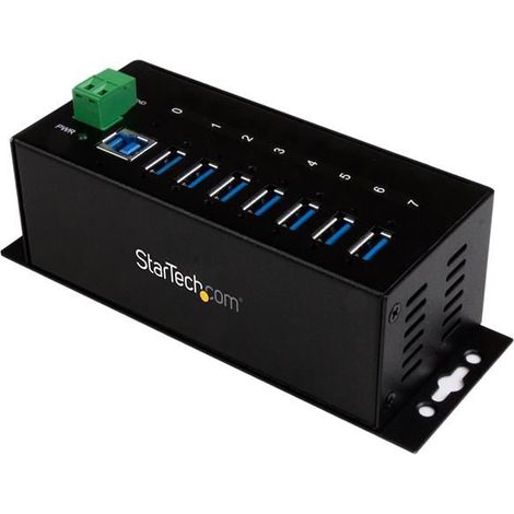StarTech.com ST7300USBME Schnittstellen-Hub USB 3.2 Gen 1 (3.1 Gen 1) Type-B 5000 Mbit/s Schwarz (1/5)