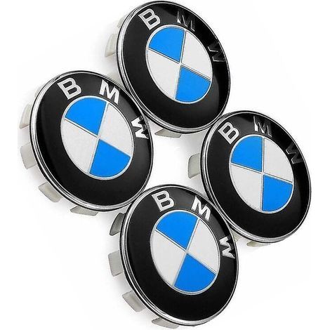 4-teiliger Radzierblenden-Satz, Felgen mit BMW-Logo, Felgenemblem mit 68-mm-Felgenmittenlogo (1/5)