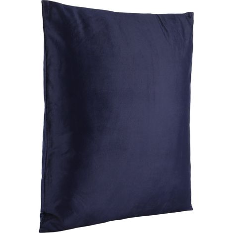 EGLO LIVING Kissen Chevery, elegantes Couch Zierkissen, Dekokissen Basic aus Samt in Blau, Kissenbezug mit Inlett aus Polyester, edles Sofakissen, 50x50 cm (1/5)