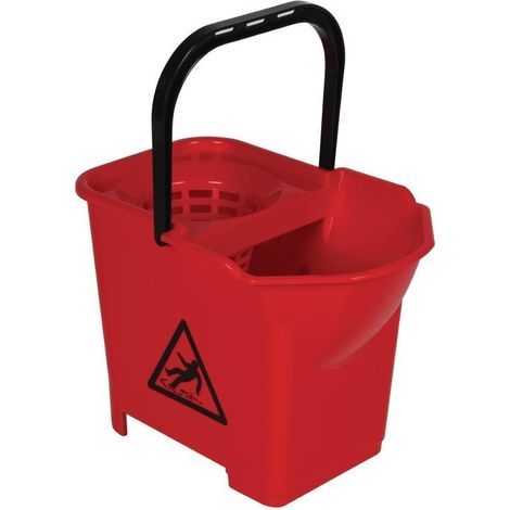 Seau Essoreur Code Couleur Rouge - Jantex (1/2)