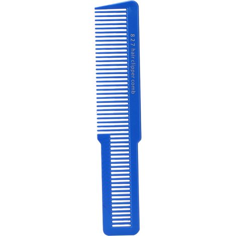 Peigne coiffure professionnel tondeuse cheveux bleu pour barbier salon coupe taille précise (1/5)