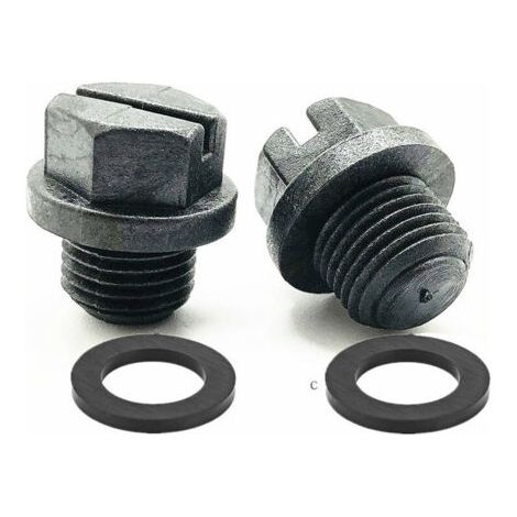 Lot de 2 remplacements Hayward SPX1700FG bouchon de tuyau de pompe de piscine avec joint pour l'entretien de la piscine, nécessités d'amélioration de l'habitat (1/5)