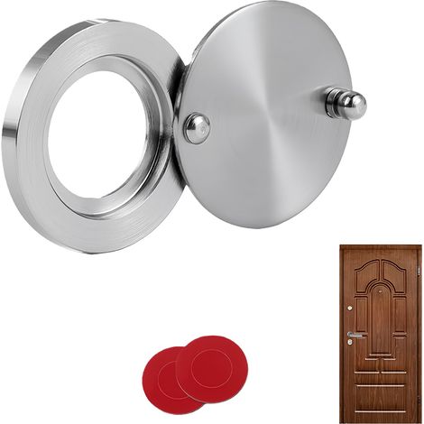 Cache judas de porte, judas de porte sans perçage, judas de porte, cache trou de porte avec outil d'installation autocollant, judas de porte, protection de judas de porte, cache trou de serrure pour (1/5)
