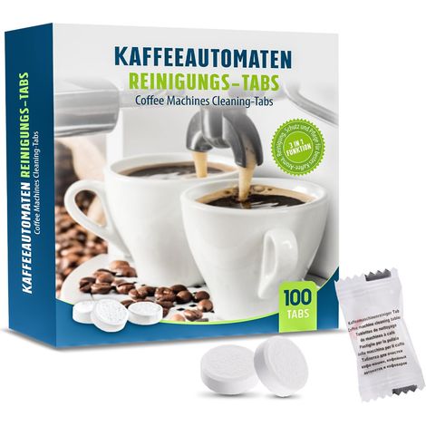 100 Pastilles de Nettoyage 3-en-1 pour Machine à Café Automatique (1/5)