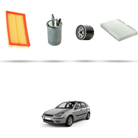Kit tagliando 4 filtri compatibile con Ford Focus 1.8 TDdi 55kw dal 1999 al 2004 (1/5)