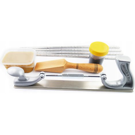 Raspa semicircolare a grana grossa Stagno 25% 1,1 kg Pasta Spatola per stucco Pialla per lamiera (1/5)
