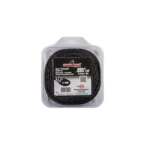 Coque fil nylon hélicoïdal copolymère VORTEX - 2.40mm x 12m - Qualité professionnelle - Fabrication américaine