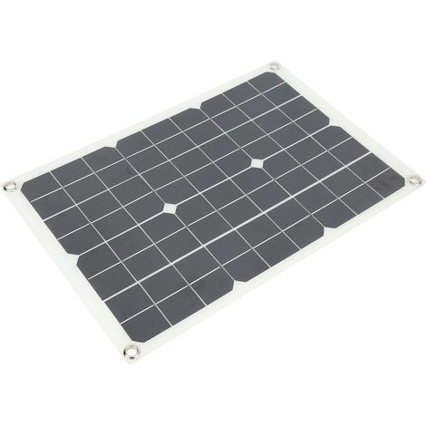Panneau solaire flexible 20 W 18 V semi-flexible et écologique en silicone monocristallin pour voiture, bateau et extérieur (1/5)