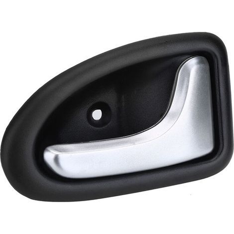 Poignée de porte monobloc, poignée de porte intérieure chromée (côté droit) pour Clio Scenic Trafic. (1/5)