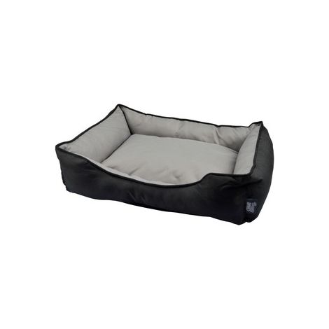 Panier rectangle pour animaux - Noir / Gris - L 65 x l 50 cm - Livraison gratuite (1/3)