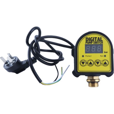 Controlador de presión digital automático para bomba de agua doméstica con interruptor inteligente de encendido/apagado. (1/5)