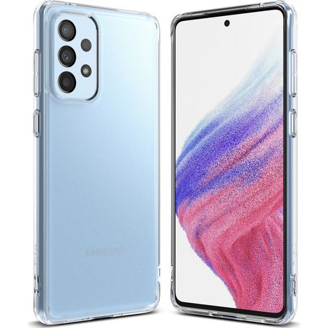 Custodia con cornice in gel opaco semitrasparente per Galaxy A73 Fusion. (1/5)