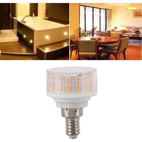 Ampoule LED maïs 10W 1000LM E12 sans scintillement, à économie d'énergie, pour culot E12, lumière chaude (1/5)