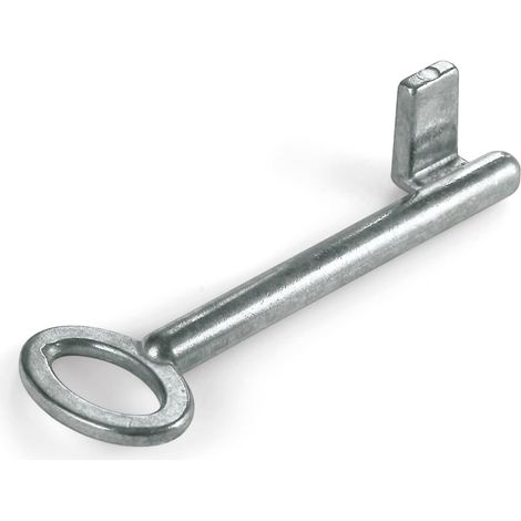 Llave Contador Agua Latón Cromo Codo - Llave suelta de recambio para Cerradura homologada de la compañía del agua (1/2)