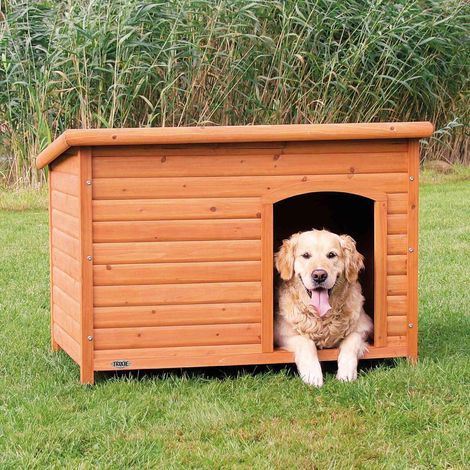 Natura Flachdach-Hundehütte, 116 x 82 x 79 cm