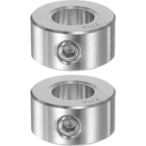 2pcs Bague de Réglage Bague Arrêt d'axe Butée Arbre 7/16" Alésage (1/5)