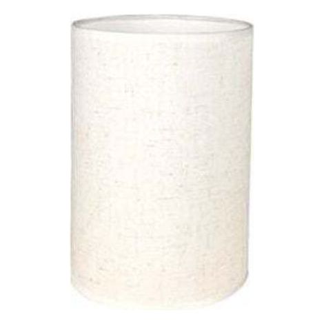 Handgefertigter zylindrischer Lampenschirm aus Leinenstoff, für Tischlampe, Hängelampe, Stehlampe (weiß, Durchmesser 14 cm x Höhe 20 cm) – RAPANDA (1/5)