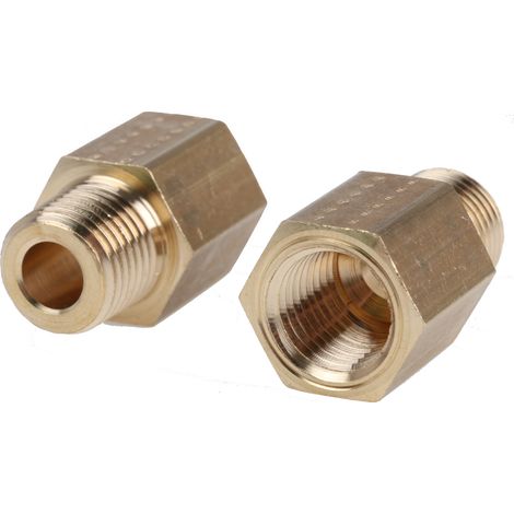 Adaptateur droit fileté hydraulique Legris LF3000 vers NPT 1/4 Femelle R 1/4 Mâle ( Prix pour Boîte de 10 )