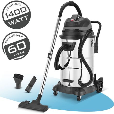 STAHLWERK VCL-1400 ST aspirapolvere a umido e a secco da 1400 W 60 litri