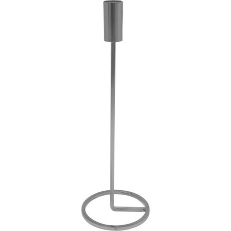 Candelabro alto de color plateado de 31 cm (1/2)