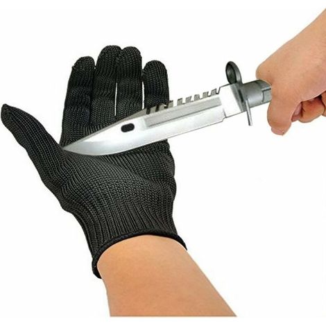 Gants protection inox anti-coupure niveau5 24cm (1/4)