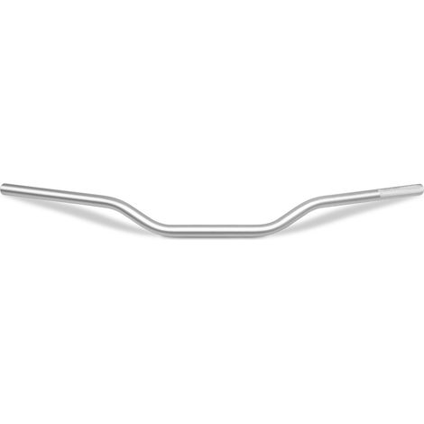 Manillar Renthal Speedway de 7/8 pulgadas (22 mm) negro plateado