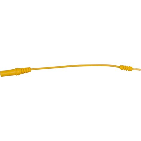 KS Tools 4,0 mm Eingangsbuchse auf 0,8 mm Prüfadapterbuchse flach (gelb) (1/2)