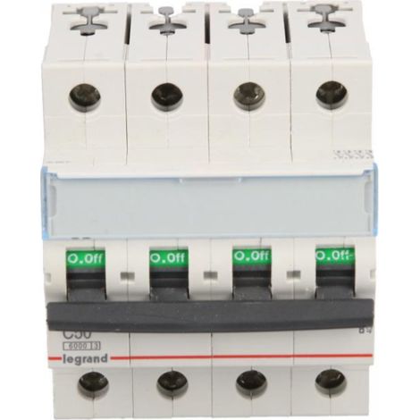 Interruptor automático 4P C 50A 6kA CA S304 TX3 403567